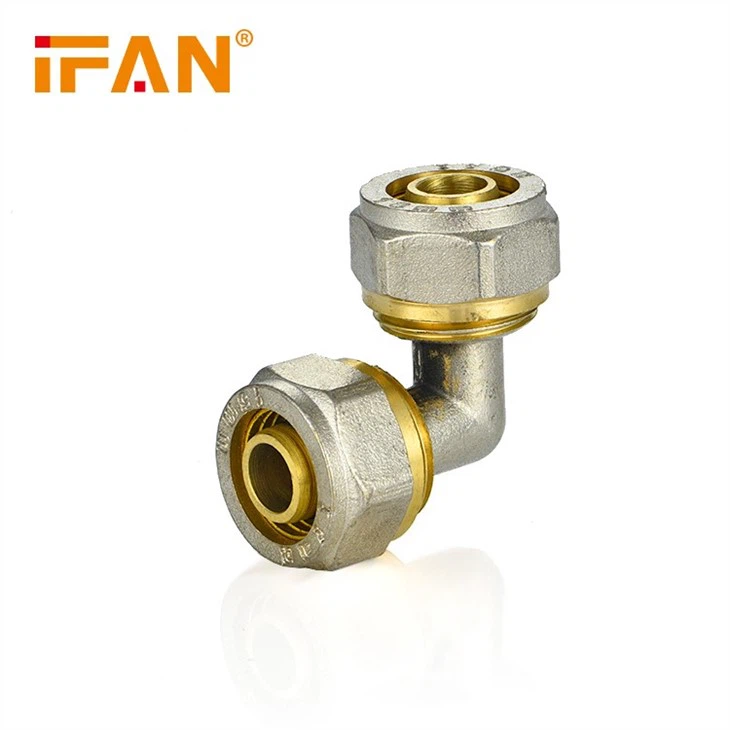 Brass Compression Elbow Fitting