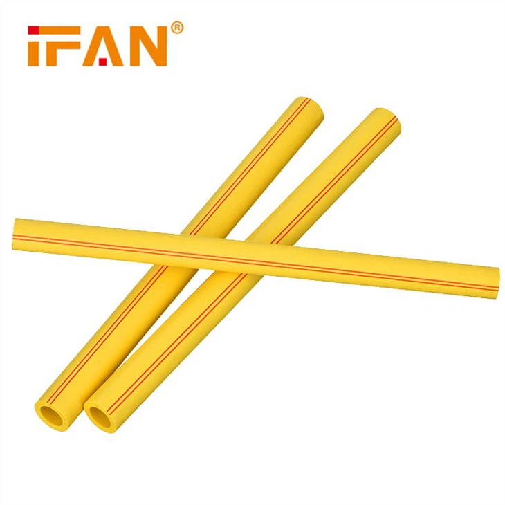 Tubo de plástico PPR de color amarillo