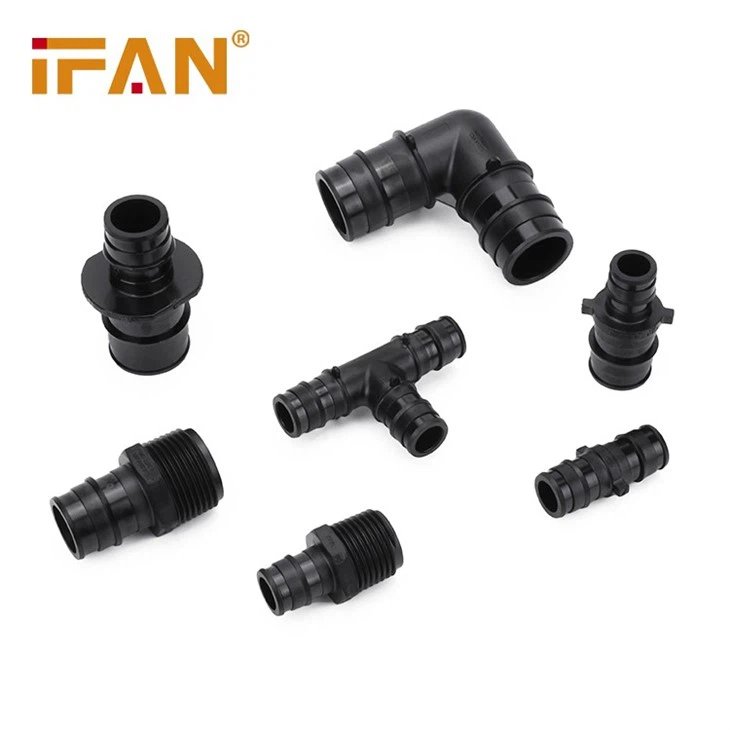 Black PPSU Plumbing Fitting