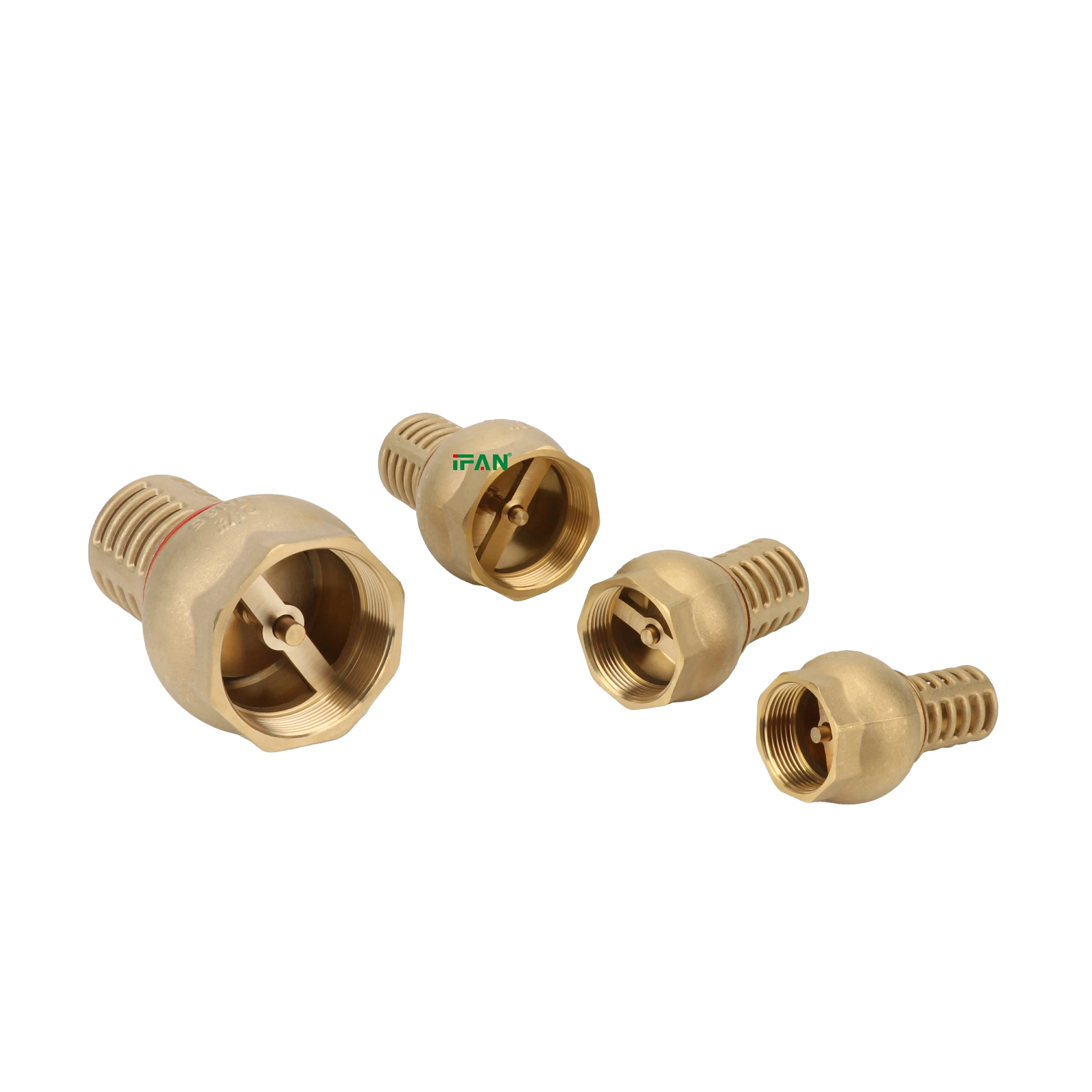 El filtro de válvula de pie de latón